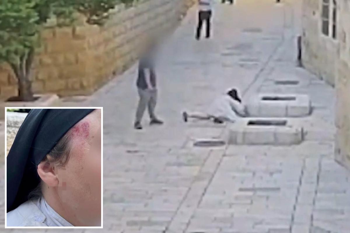 Goon brutalizes defenseless nun in daylight assault in Jerusalem -- as attacks against Christians escalate