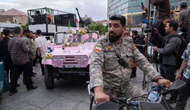 Iran stages mass weddings for couples said to have volunteered for "self-sacrifice" in war with U.S.