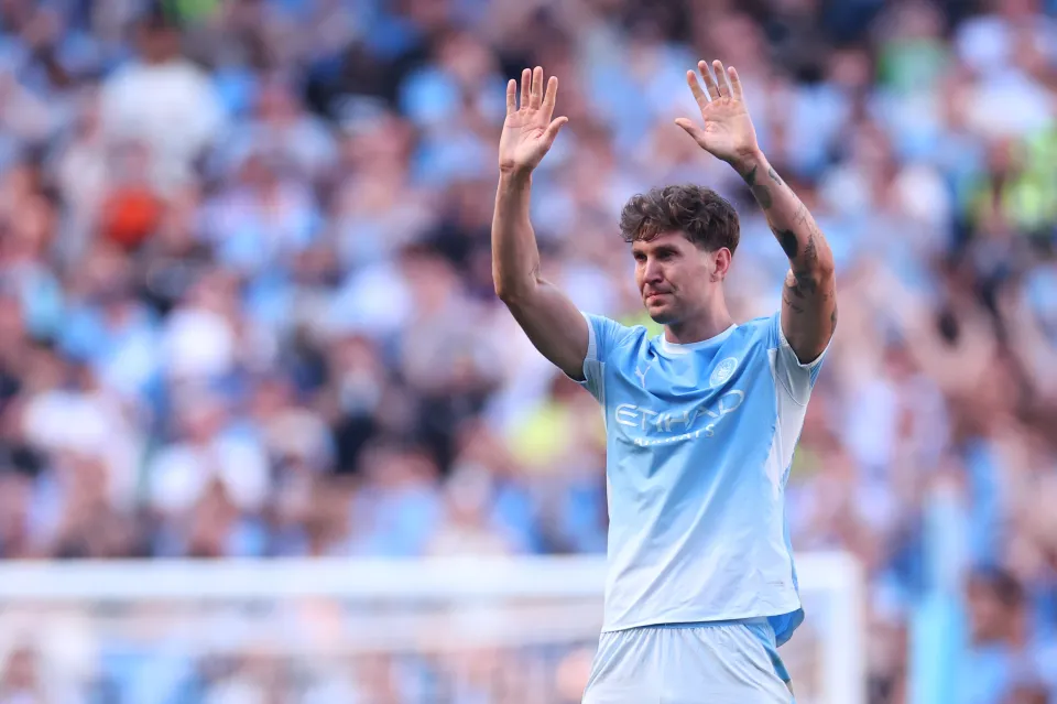 Stones made his 294th and final Manchester City appearance against Aston Villa