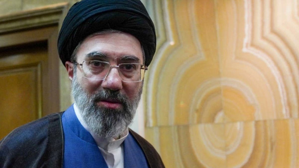 Mojtaba Khamenei attending a meeting in Tehran, Iran