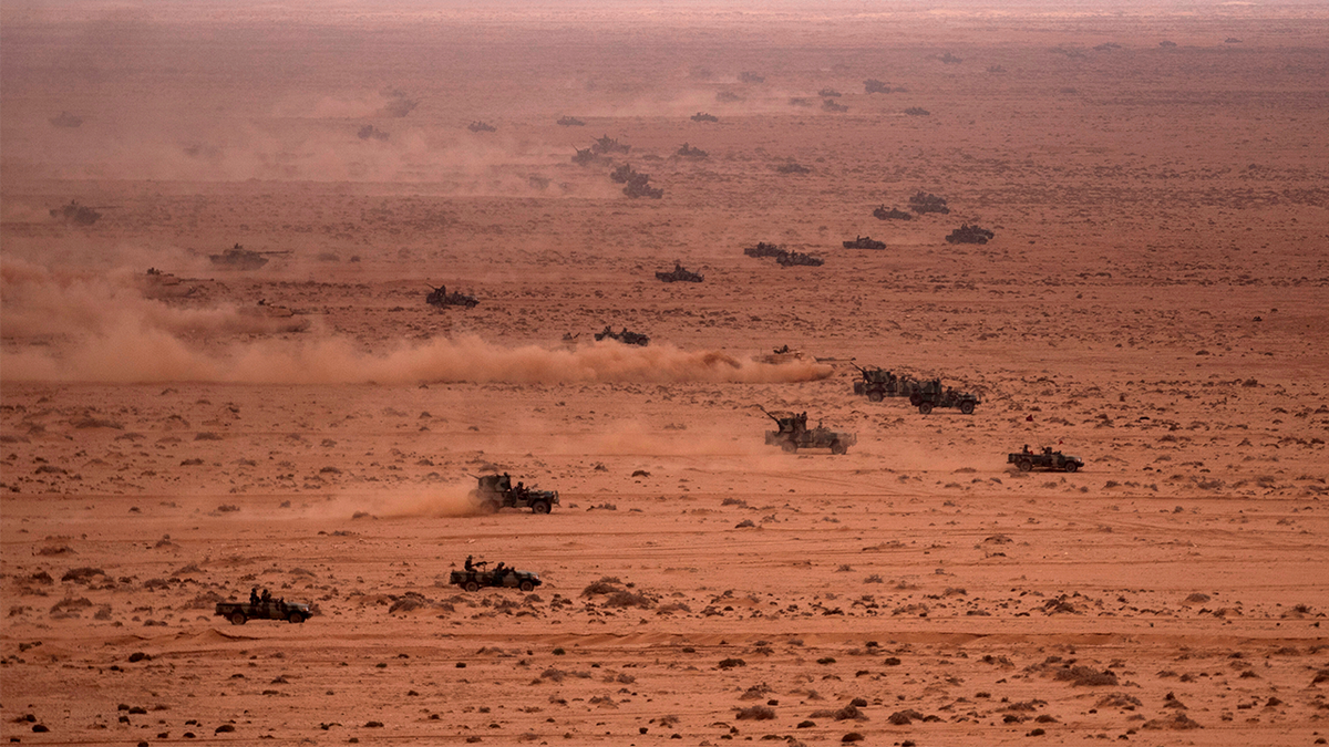 U.S and Moroccan military forces take part in the African Lion military exercise