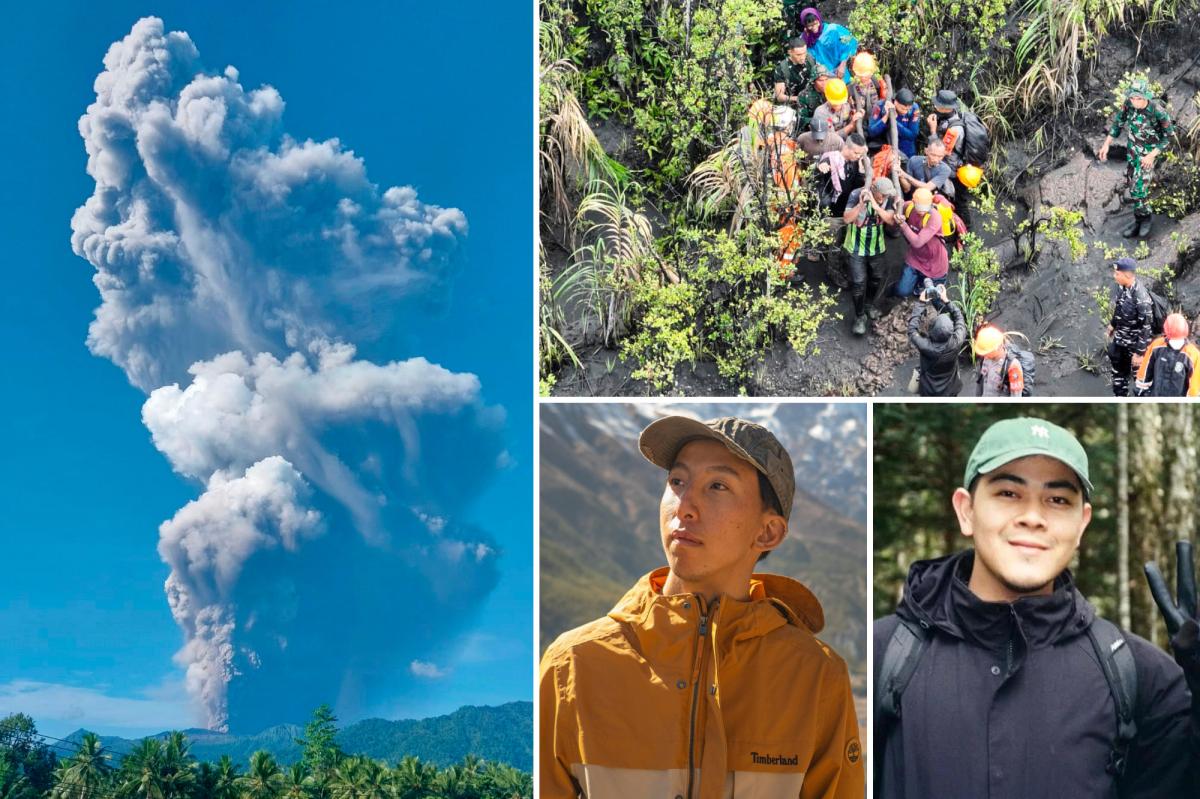 Missing hikers found dead and holding each other after volcano erupts
