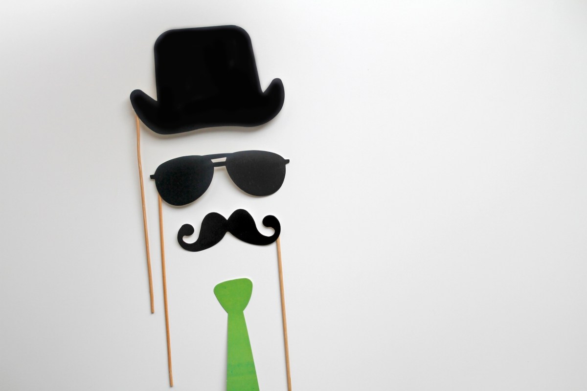 Carnival mask or photo booth props background