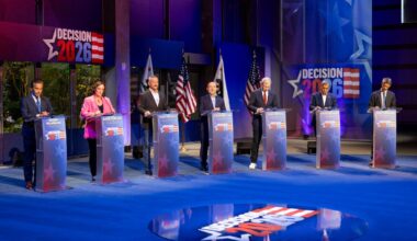 California Democrats back controversial policies during heated governor debate