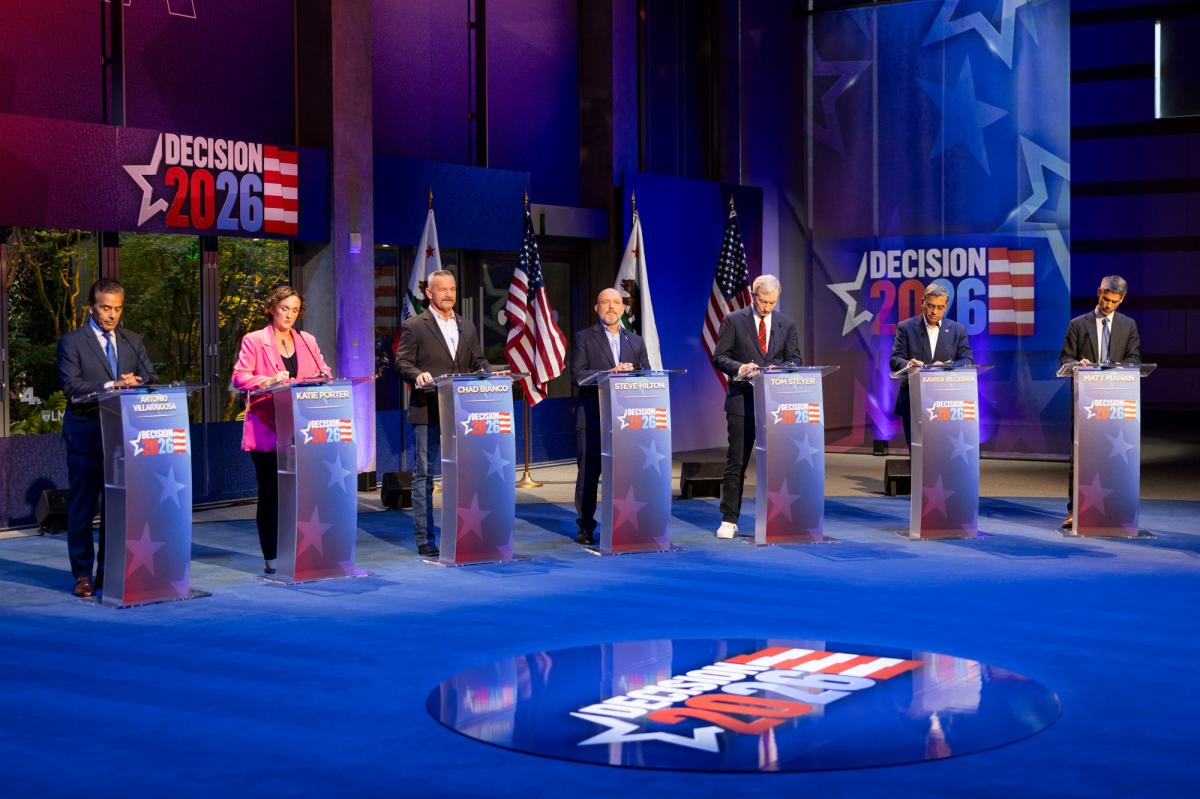 California Democrats back controversial policies during heated governor debate