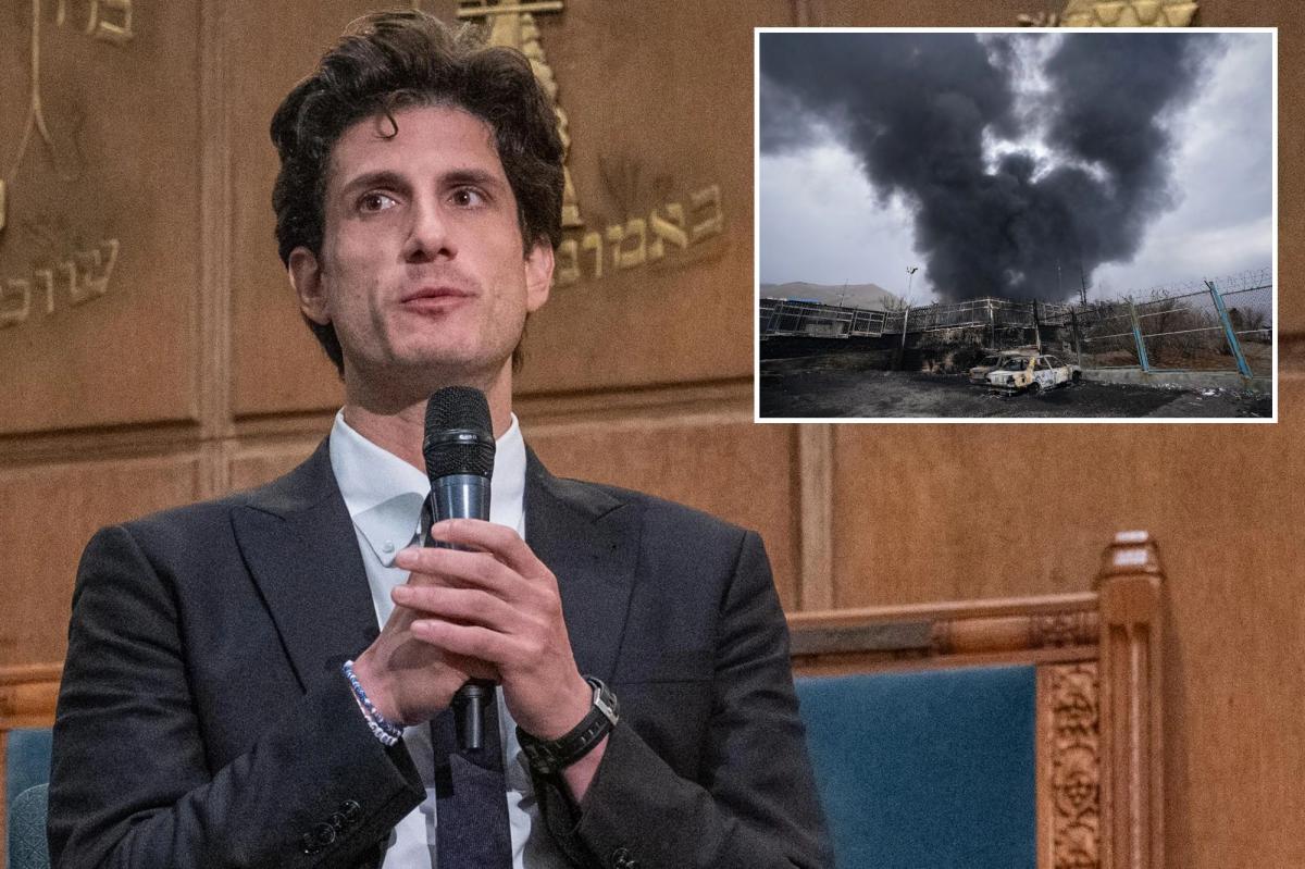 Jack Schlossberg opposes military support for Israel