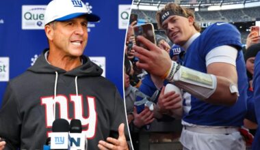Giants to begin John Harbaugh era vs. Cowboys, NFL schedule leak begins