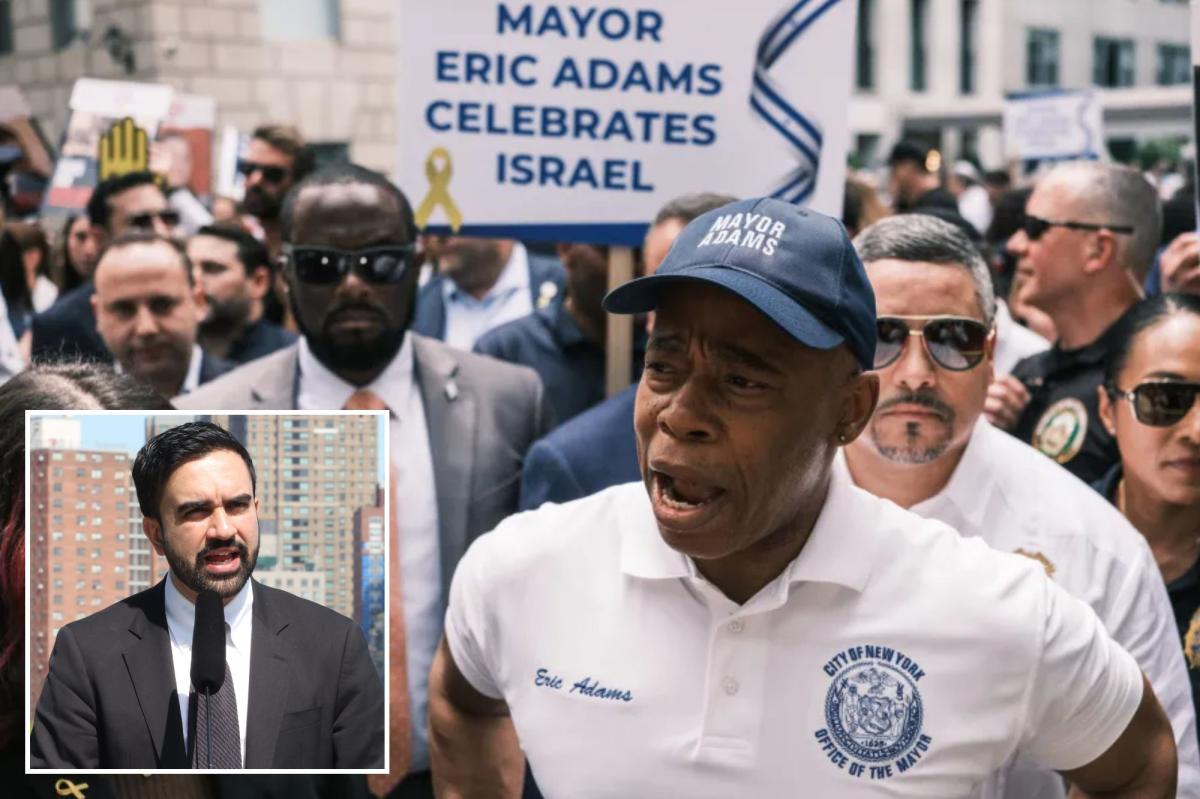 Eric Adams trolls Mamdani by saying he'll attend Israel Day Parade that mayor is boycotting