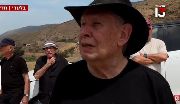 Former Mossad chief Tamir Pardo on a tour of Palestinian villages in the West Bank, talking about settler violence.