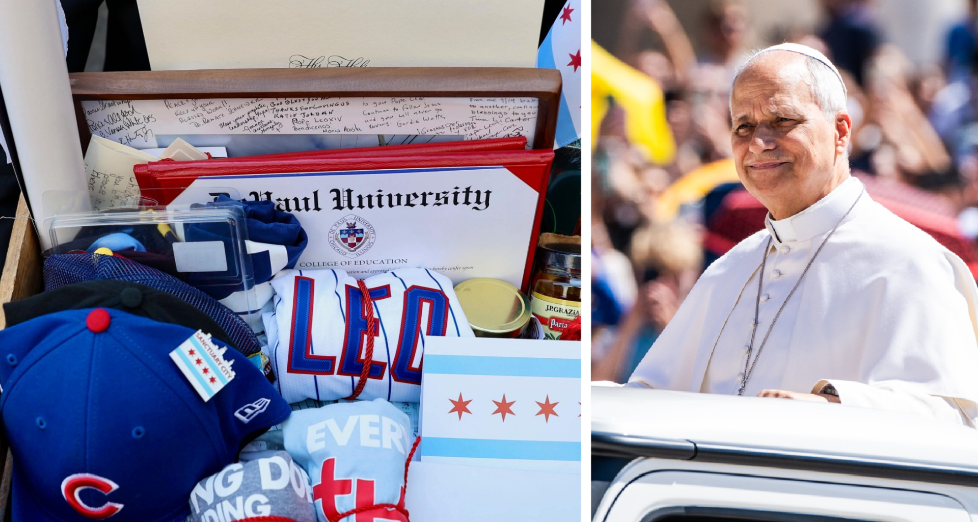 Here's Everything In Pope Leo's Chicago Goodie Bag