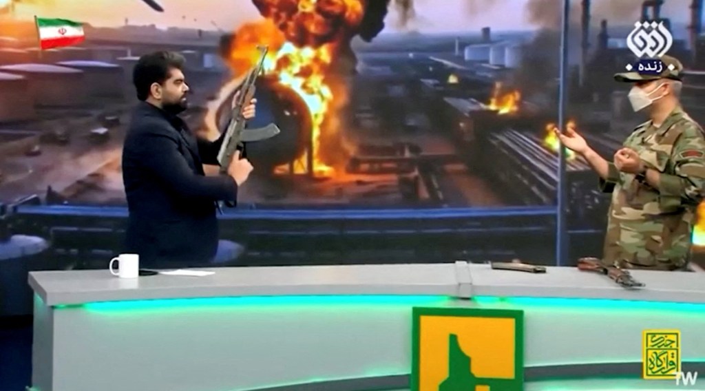 “Through this broadcast, I announce that I am ready to sacrifice my life for my country," the news anchor said.