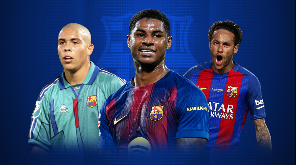 How Marcus Rashford's Barcelona debut season compares to legends How Marcus Rashford's Barcelona debut season compares to legends
