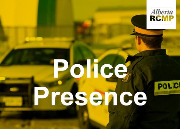 Airdrie RCMP issued a plea on social media for people to avoid the area.