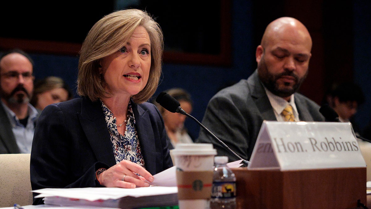 Minnesota State Rep. Kristin Robbins testifying before Congress