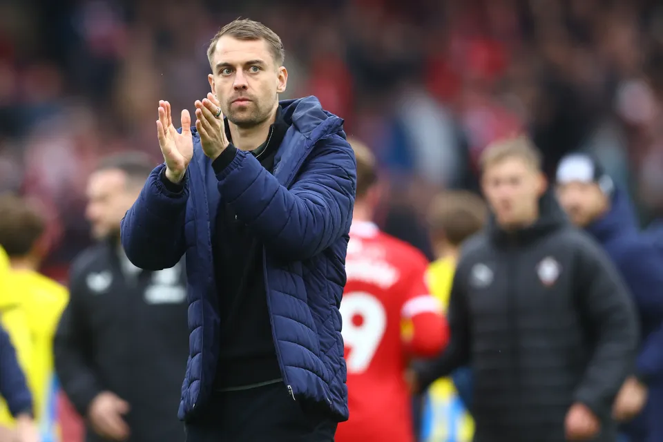 Southampton FC Head Coach Tonda Eckert during the Sky Bet Championship Play Off Semi Final Second Leg match between Middlesbrough and Southampton