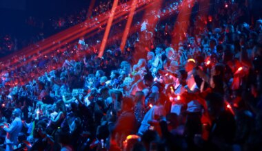 Moment Eurovision crowd boo Israeli contestant as scores announced at Grand Final
