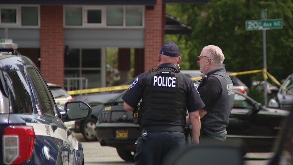 Northgate shooting scene on May 9, 2026