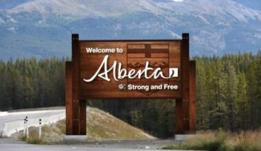 Alberta ditching ‘Wild Rose Country’ on welcome signs in favour of ‘Strong and Free’