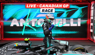 LIVE: Reaction as Kimi Antonelli wins relentless Canadian GP after painful George Russell retirement