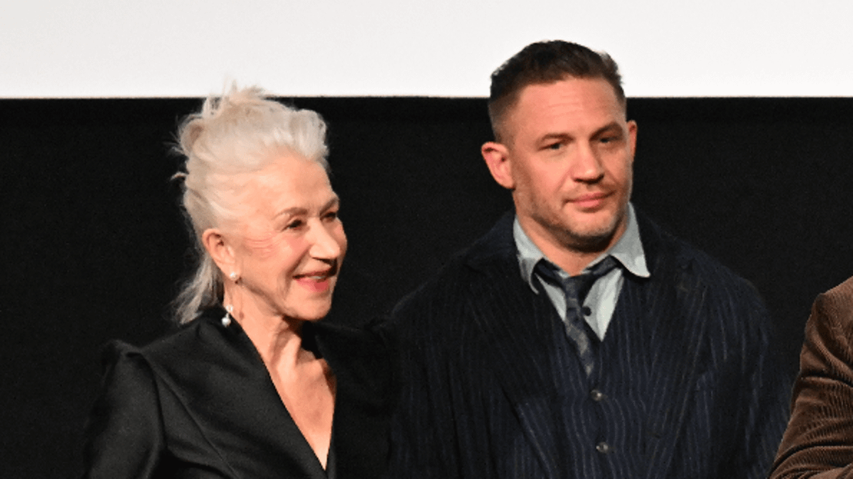 Tom Hardy's MobLand co-star Helen Mirren spoke out after reports of on-set feud