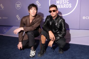 Josh Dun and Tyler Joseph at The 52nd American Music Awards held at the MGM Grand Garden Arena on May 25, 2026 in Las Vegas, Nevada.
