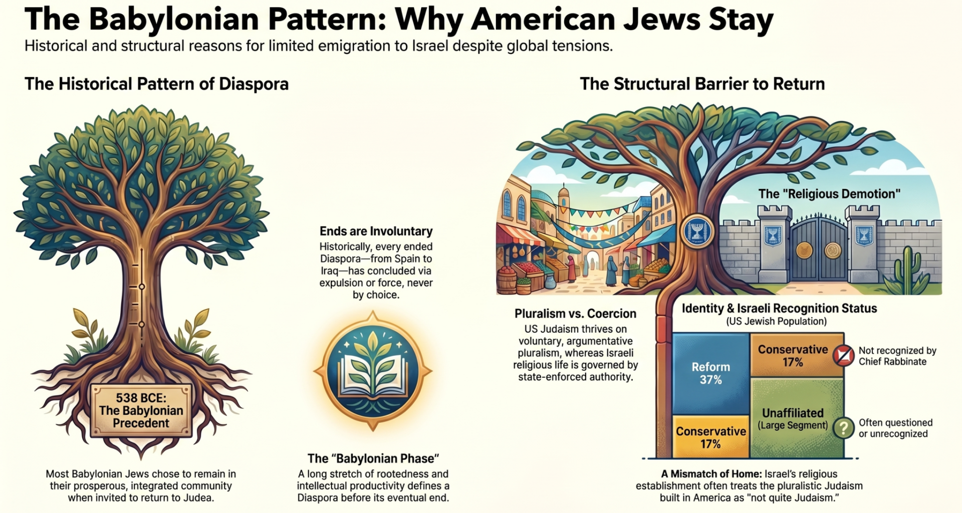 The Blogs: Explaining Why American Jews Are Not Emigrating to Israel in Large Numbers | Richard Diamond
