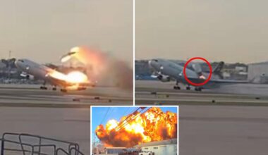Horrific moment engine flies off UPS Flight 2976 just before its crash killed 15