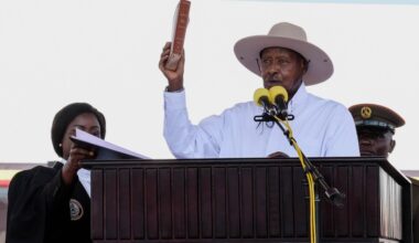 Uganda's president Museveni sworn in for seventh consecutive term