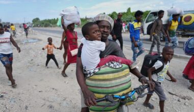 Hundreds of people flee new gang violence in Haiti