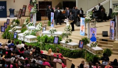 Funeral held for 8 children killed in Louisiana mass shooting