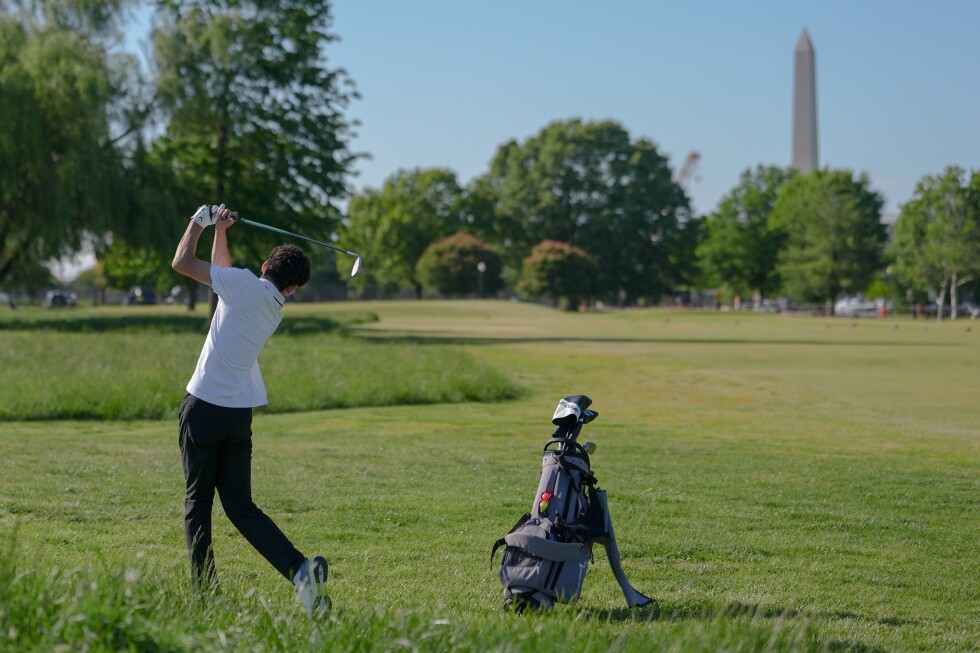 Judge tells Trump officials not to cut trees at historic Washington golf course
