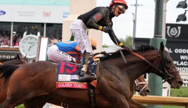 Kentucky Derby winner Golden Tempo won't run in the Preakness