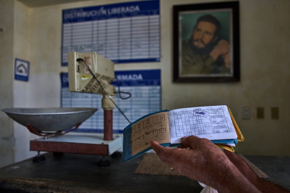 Cubans struggle to survive on pocket-size ration books