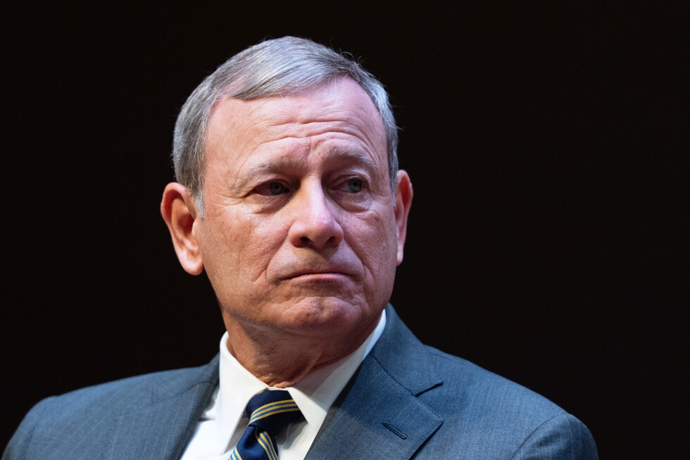 Chief Justice John Roberts says Supreme Court is not political