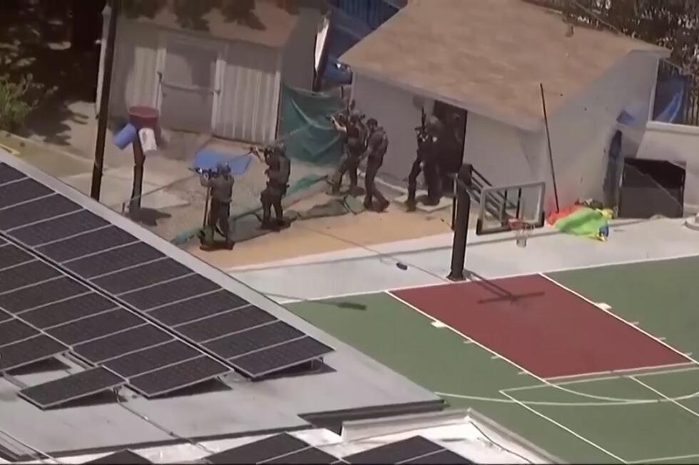 San Diego police respond to an active shooter at a local mosque