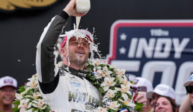 Rosenqvist speeds past Malukas to win the closest Indy 500 in history