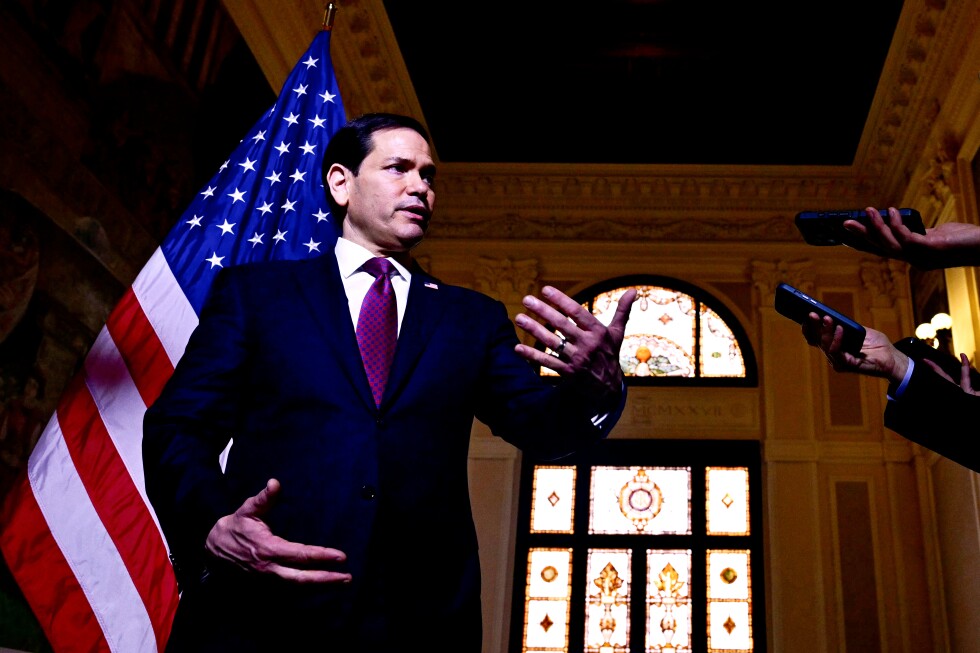 Rubio meets Italy officials in a bid to to ease Iran war friction