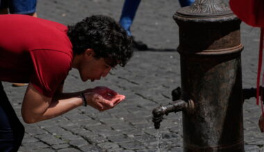 Western Europe's early heat wave shatters records