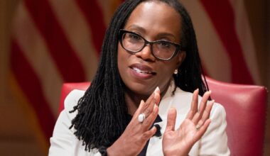 Jackson says Supreme Court risks being seen as political
