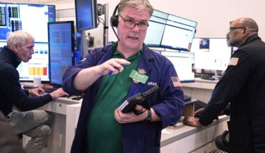 Wall Street’s record run stumbles as oil jumps and AI chip stocks slide