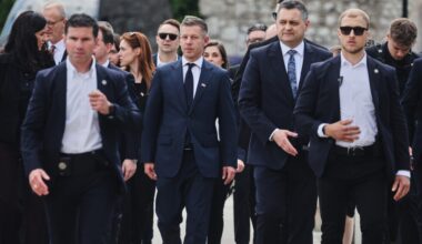 Hungary's Prime Minister Magyar is visiting ally Poland