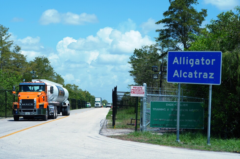DeSantis says 'Alligator Alcatraz' always meant to be temporary