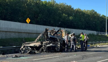 Driver charged in Virginia bus crash that killed 5, including 4 on way to wedding