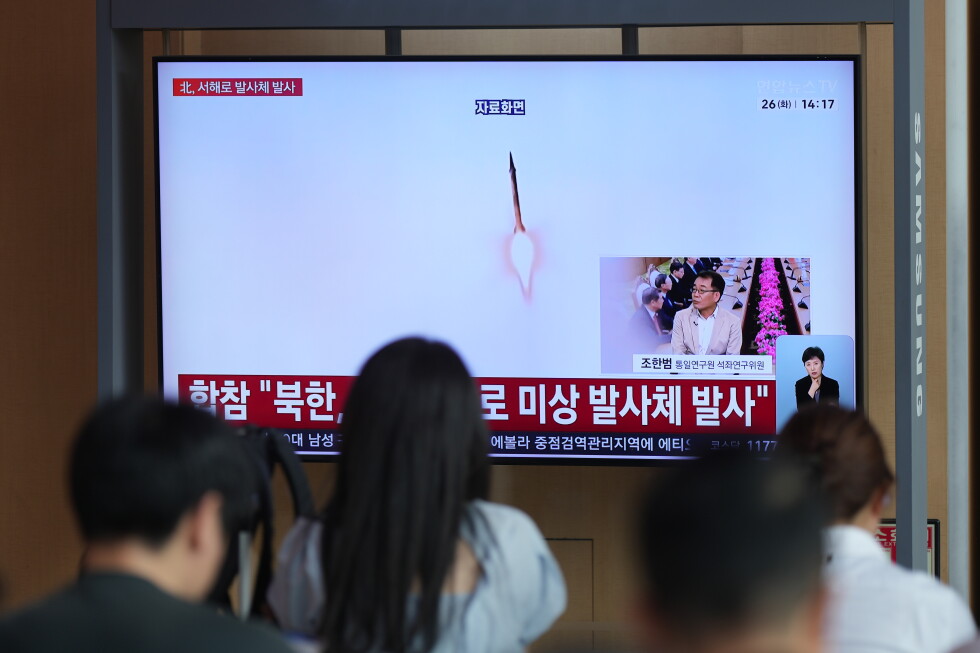 North Korea launches ballistic missile and other weapons toward the sea