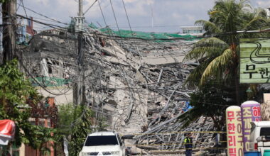 Nine-story building under construction collapses in the Philippines, 21 missing