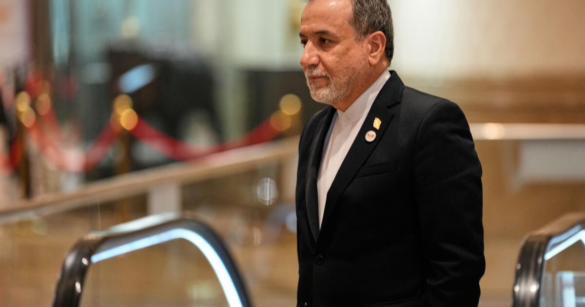 Iran's top diplomat says a lack of trust is impeding talks to end war with the U.S.