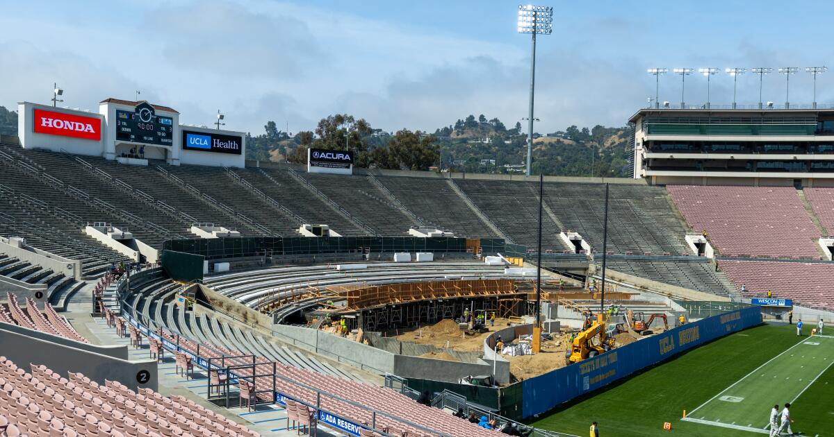 Inside the Rose Bowl's $30 million upgrade for UCLA football