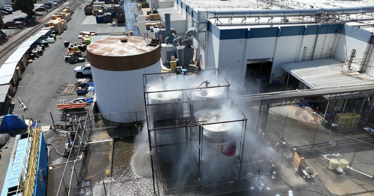 Why is Garden Grove chemical tank leak so hard to fix?