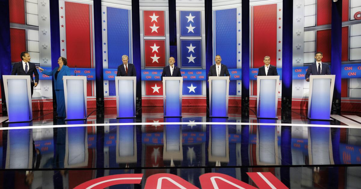 Live updates: California governor's debate on CNN