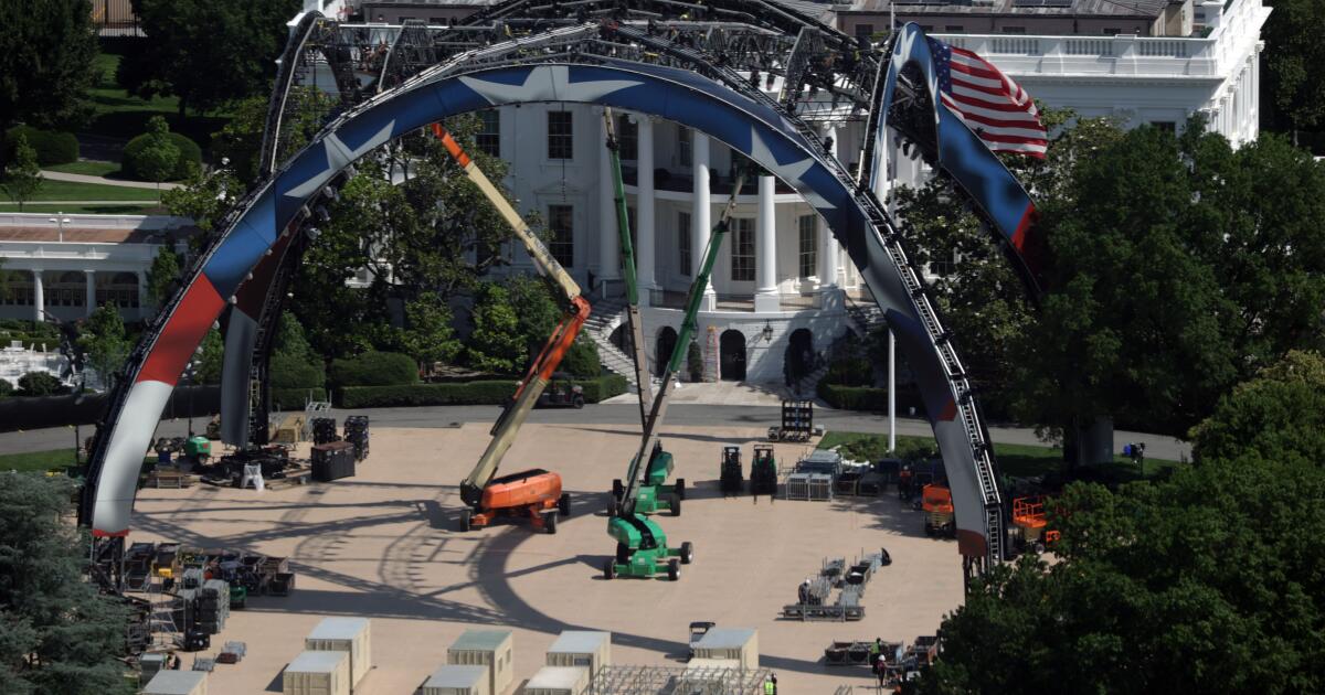 'This is a hijacking': UFC White House fight and race cars take over National Park Service land